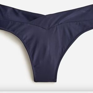 J. Crew Cross front cheeky bikini bottom - size XS